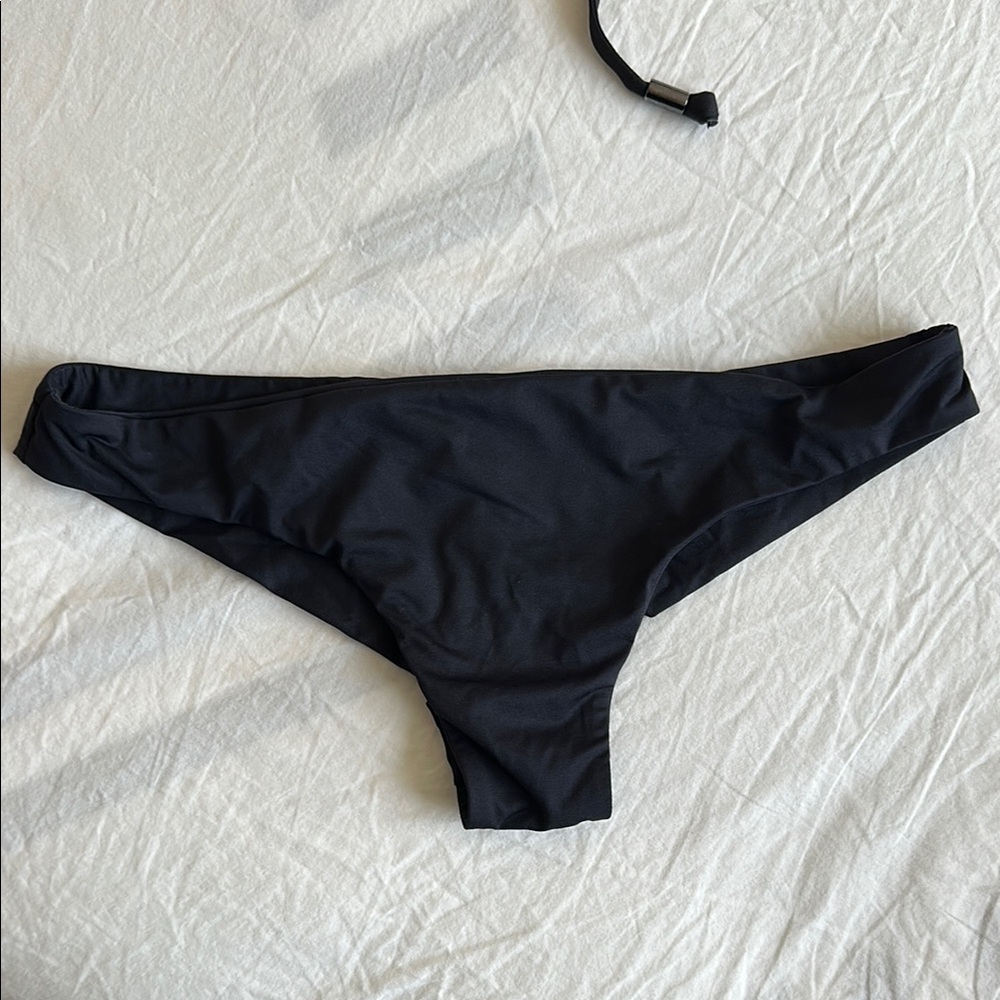 Black Women's Swim Bottom Brazilian cut